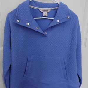 Tommy Bahama Blue Textured Pullover